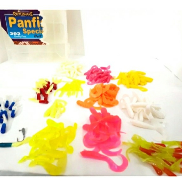 Vintage Made in the USA Rattlesnake co tackle bait & plastic box - Picture 3 of 14